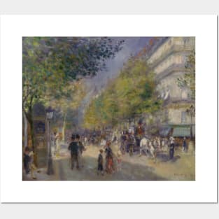 The Grands Boulevards by Auguste Renoir Posters and Art